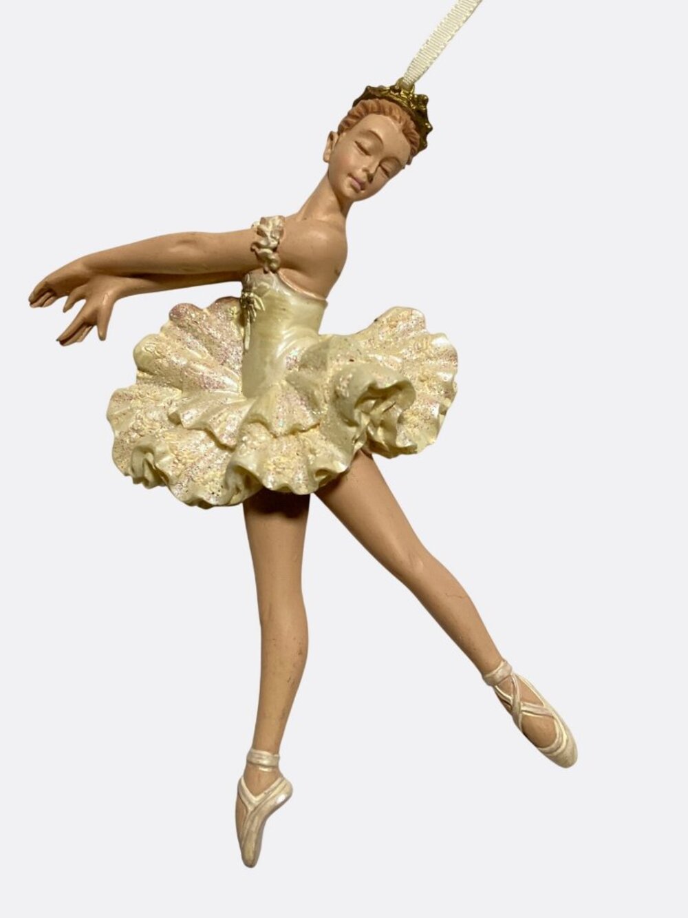 Ballet Dancer Ballerina Christmas Hanging Ornament Figurine - Picture 3 of 11